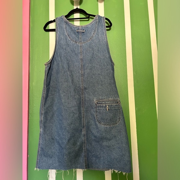 Denim overall dress - Picture 3 of 3